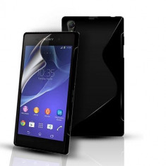 HUSA Sony Xperia Z2 silicon neagra ultra subtire S LINE + folie ecran ** LIVRARE GRATUITA !! foto