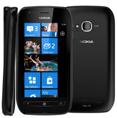 NOKIA LUMIA 710 - NOU - GARANTIE 12 LUNI - SIGILAT IN CUTIE - NEGRU - OFERTA foto