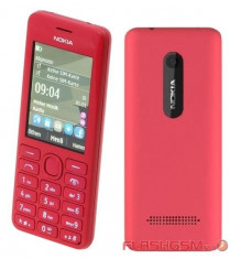Telefon mobil Nokia 206 Dual Sim Magenta foto