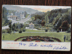 CARTE POSTALA ROMANIA GOVORA Hotel Stefanescu 1904 foto