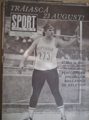 Revistra Sport - august 1975 / Rapid Bucuresti spre recordul absolut al fotbalului nostru - 1000 de meciuri in campionat foto