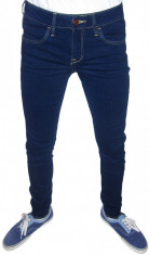 (NOU) Blugi Conici H&amp;amp;amp;M - Model Simplu Bleumarin - Skinny / Slim - ( MARIMI: 25, 26, 27, 28, 29, 30, 31, 32, 33, 34 ) foto