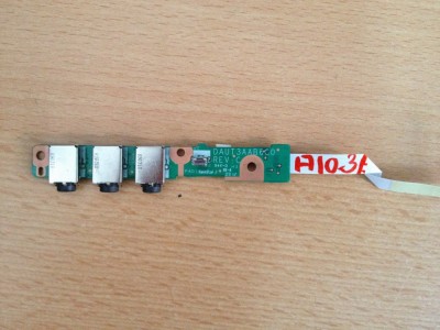 Conector audio Hp DV7 - 2037ez A10.31, A74 foto