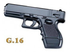 Pistol Airsoft G16 + BILE CADOU + CADOU SURPRIZA foto
