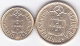 Moneda Portugalia 1 si 5 Escudos 1990/91 - KM#631 si 632 aUNC ( set x2 ), Europa