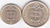 Moneda Portugalia 1 si 5 Escudos 1990/91 - KM#631 si 632 aUNC ( set x2 ), Europa