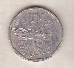 bnk mnd Cuba 5 centavos 1999 foto