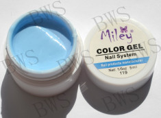Gel uv colorat unghii false --Cod 119-- Made in Germania---manichiura falsa Miley- tipsuri,primer,pile,buffer,geluri colorate foto