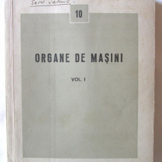 "ORGANE DE MASINI. Vol. I. Organe pentru asamblare", 1957