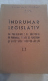 INDRUMAR LEGISLATIV IN PROBLEMELE DE DREPTURI DE PERSONAL,STATE DE FUNCTIUNI SI CHELTUIELI GOSPODARESTI 1966
