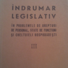 INDRUMAR LEGISLATIV IN PROBLEMELE DE DREPTURI DE PERSONAL,STATE DE FUNCTIUNI SI CHELTUIELI GOSPODARESTI 1966