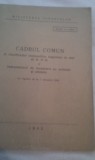 CADRU COMUN AL CLASIFICATIEI CHELTUIELILOR BUGETULUI DE STAT AL RPR SI INDRUMATORUL DE INCADRARE PE ARTICOLE SI ALINIATE 1962