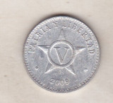Bnk mnd Cuba 5 centavos 2009, America de Nord
