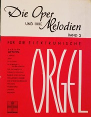 Partitura muzica pentru orga, in germana, 20 melodii foto