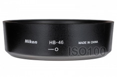 35mm 1.8 - Parasolar replace tip HB-46 pt Nikon 35mm F 1.8 AF-S DX f/1.8G foto