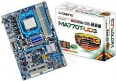 OKAZIE Vand placa de baza Gigabyte GA-MA770T-UD3 socket AM3 cutie pachet complet foto