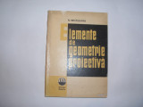 ELEMENTE DE GEOMETRIE PROIECTIVA N.MIHAILEANU RF19/2, Alta editura