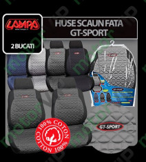 Huse scaun fata bumbac GT-Sport 2buc foto