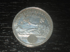 Moneda argint 2000 pesetas Spania 2001 foto