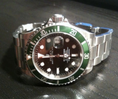 Rolex Submariner 1:1 Clona Bezel Verde foto