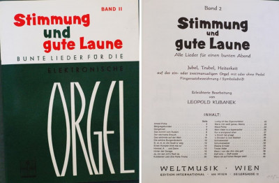 Partitura muzica pentru orga, in germana, 27 piese foto