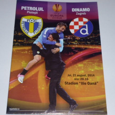 Program meci fotbal PETROLUL Ploiesti - DINAMO Zagreb 21.08.2014 Europa League