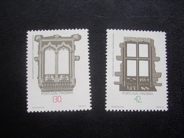 Madeira Portugalia 1993 arhitectura ferestre mi 168-169 MNH
