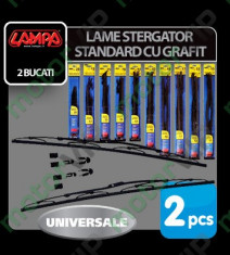 Lame stergator cu grafit Standard - 33 cm (13&amp;quot;) - 2 buc foto