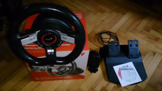 Volan Genius Speed Wheel 5 Pro, PC wheel cu vibratii foto