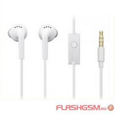 Handsfree (casti) Samsung EHS61ASFWE alb pentru Samsung S5300 Galaxy Pocket, GT-S7500 Galaxy Ace Plus, I8160 Galaxy Ace2 foto