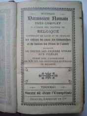 Carte Rugaciuni FRANCEZ SI LATIN, 1895 foto