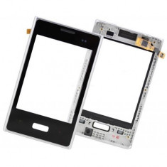 Geam fata touchscreen pentru carcasa digitizer touch screen LG E400 Optimus L3 Originala Original foto