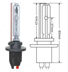 Becuri Xenon H27 6000K 35W - LIVRARE GRATUITA LA PLATA IN AVANS IN CONT BRD foto