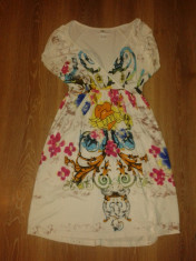 Rochie BonPrix BPC Collection imita modelul Ed Hardy Imprimeu deosebit foto