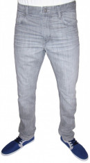 BLUGI CONICI &amp;quot;H&amp;amp;amp;M&amp;quot; - GREY - SKINNY / SLIM - ( MARIME: EUR 170 - corespunde marimea 29 ) - TALIE = 79 CM / LUNGIME TOTALA = 100 CM foto