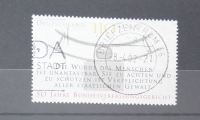 Timbru Germania - Deutschland - 2001 foto