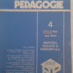 REVISTA DE PEDAGOGIE APRILIE 1986