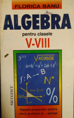 ALGEBRA PENTRU CLASELE V-VIII - Florica Banu foto