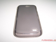 Husa silicon fumurie (cu spate mat) pentru telefon Allview A5 Duo foto