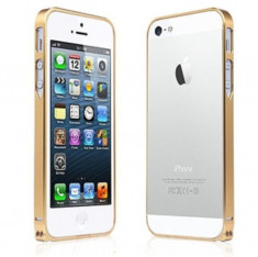 cel mai subtire bumper din aluminiu 0.07mm ** Apple Iphone 4 ,4s ** auriu , gold + folie ecran si laveta ** TRANSPORT GRATUIT POSTA RO * foto