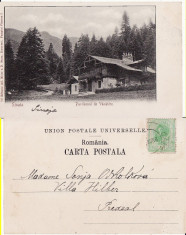 Sinaia - Pavilionul de vanatoare - clasica foto