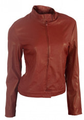 Geaca / Jacheta Piele Eco Biker-Originala Interval -50% REDUCERE!! foto