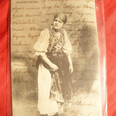 Ilustrata Actrita si cantareata Ungaria - Blaha Lujza , circ. 1905