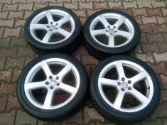 jante genti roti originale 5x100 R17 vw golf 4 vw bora skoda audi A3 anvelope cauciucuri iarna 225 45 R17 foto