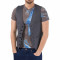 Vesta casual barbati Marc Ecko Cut Sew Charcoal Pinstriped Vest #1000000009217 - Marime: XL
