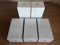 iPhone 5 16gb = White / ALB = NOI SIGILATE = Neverloked = Garantie 12 luni foto