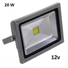 Proiector LED 20w 12 v echivalent 200w alimentare 12v (sisteme fotovoltaice) foto