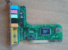 Placa de sunet CMI8738 5.1 PCI XP, Win 7,8. foto