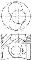 Piston VW PASSAT limuzina 1.9 TDI - NURAL 87-114900-15 foto