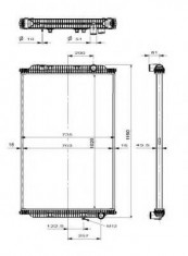 Radiator, racire motor RENAULT TRUCKS Magnum DXi 12 440.18 - NRF 509726 foto